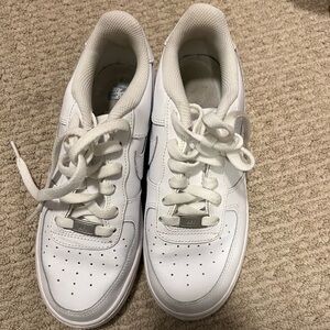 White Air Force 1’s   Worn one time